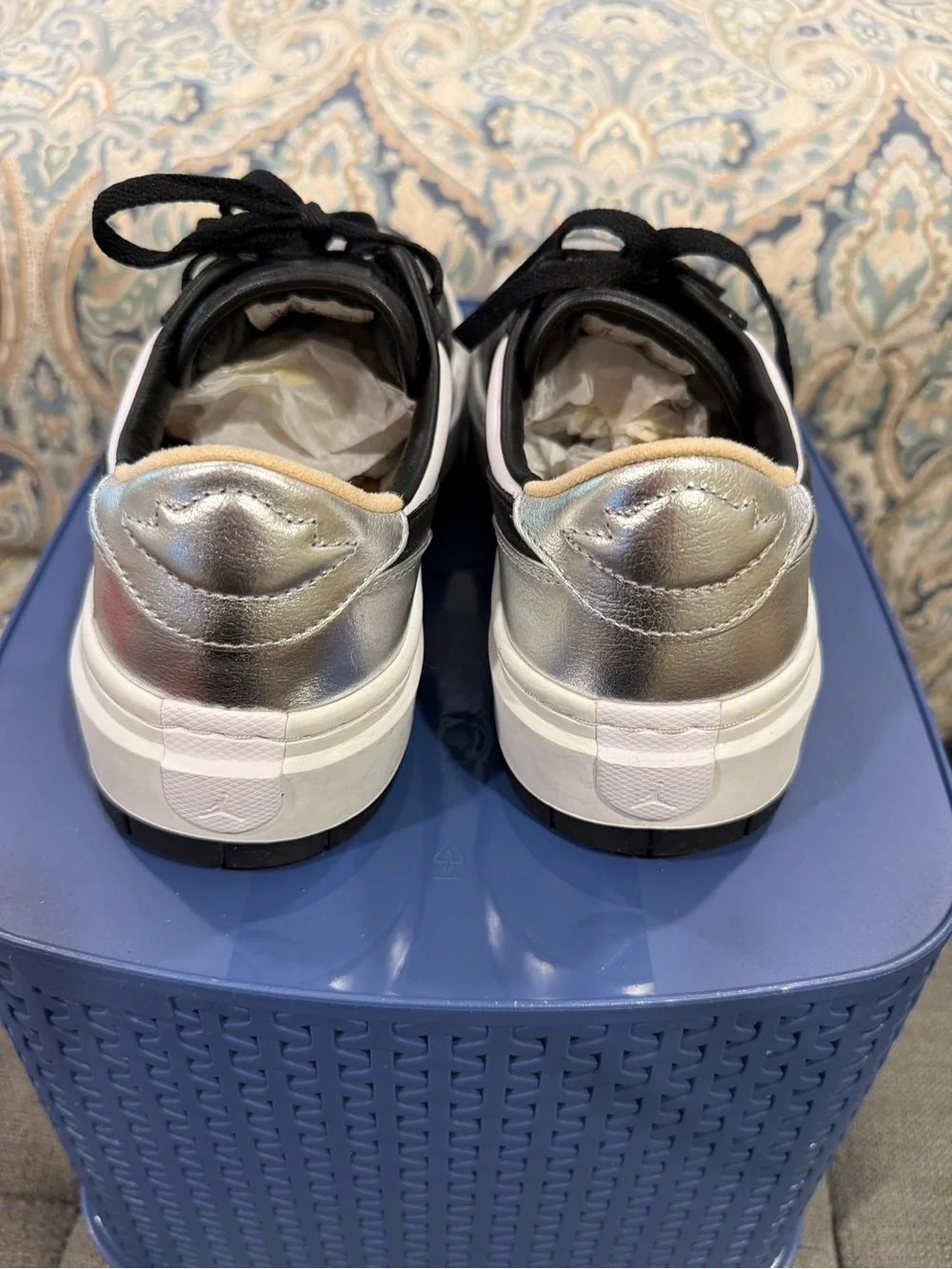 Nike Air Jordan Black & Silver Low-Top Women’s Sneakers
